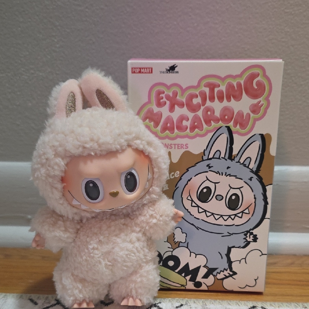 Pop Mart Labubu Exciting Macaron The Monsters Soymilk
